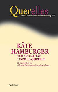 Vorderes Coverbild Käte Hamburger