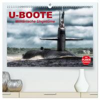 U-Boote. Militärische Ungetüme (hochwertiger Premium Wandkalender 2025 DIN A2 quer), Kunstdruck in Hochglanz