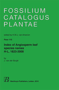 Fossilium Catalogus II: Plantae. Pars 110