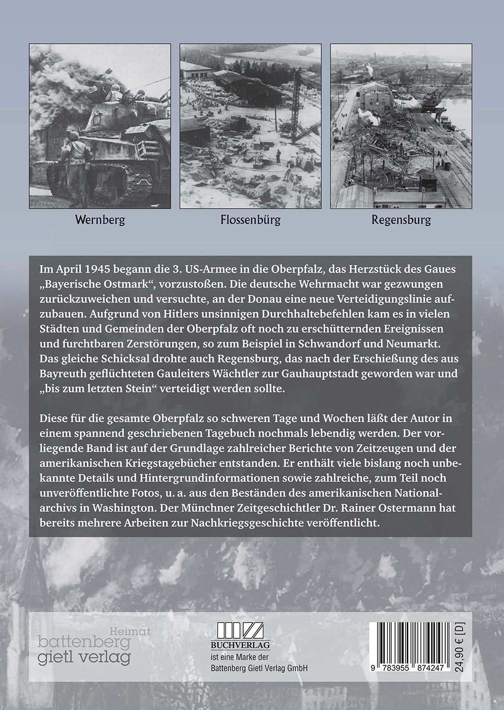 Rückseitencover Kriegsende in der Oberpfalz