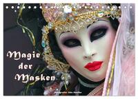 Magie der Masken (Tischkalender 2026 DIN A5 quer), CALVENDO Monatskalender