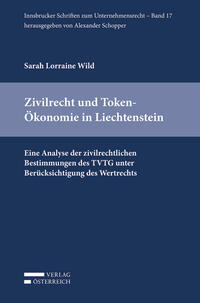 Vorderes Coverbild Zivilrecht und Token-Ökonomie in Liechtenstein