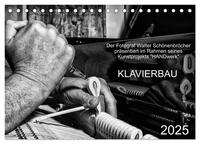 Klavierbau (Tischkalender 2025 DIN A5 quer), CALVENDO Monatskalender