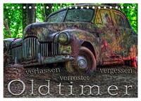 Oldtimer - verlassen verrostet vergessen (Tischkalender 2026 DIN A5 quer), CALVENDO Monatskalender