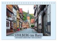 Stolberg im Harz - Deutschlands schönstes Dorf (Tischkalender 2025 DIN A5 quer), CALVENDO Monatskalender