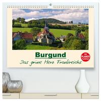 Burgund - Das grüne Herz Frankreichs (hochwertiger Premium Wandkalender 2026 DIN A2 quer), Kunstdruck in Hochglanz