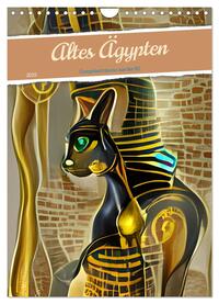 Altes Ägypten - Computerträume aus der KI (Wandkalender 2025 DIN A4 hoch), CALVENDO Monatskalender