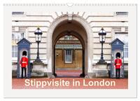 Stippvisite in London (Wandkalender 2026 DIN A3 quer), CALVENDO Monatskalender