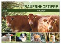Bauernhoftiere hautnah (Wandkalender 2026 DIN A3 quer), CALVENDO Monatskalender