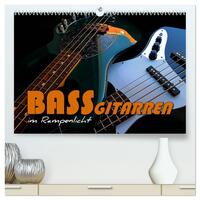 Bassgitarren im Rampenlicht (hochwertiger Premium Wandkalender 2026 DIN A2 quer), Kunstdruck in Hochglanz