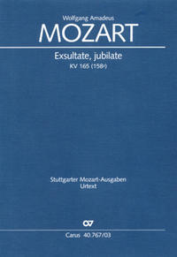 Exsultate, jubilate (Klavierauszug)