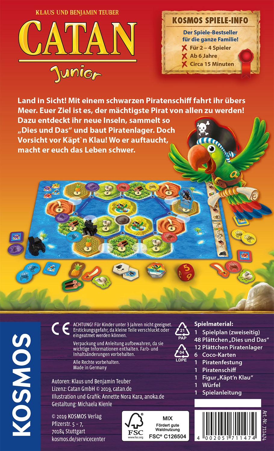 Rückseitencover Catan Junior