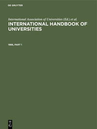International Handbook of Universities / 1986