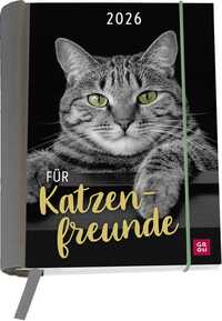 Vorderes Coverbild Buchkalender 2026: Für Katzenfreunde