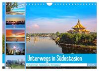 Unterwegs in Südostasien (Wandkalender 2025 DIN A4 quer), CALVENDO Monatskalender