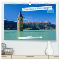 Vinschgau & Ortleralpen (hochwertiger Premium Wandkalender 2026 DIN A2 quer), Kunstdruck in Hochglanz
