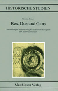 Vorderes Coverbild Rex, Dux und Gens