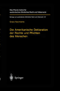 Die Amerikanische Deklaration der Rechte und Pflichten des Menschen
