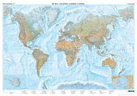 Welt physisch Meeresrelief, 1:35 Mill., Markiertafel