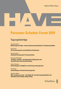 Vorderes Coverbild Personen-Schaden-Forum 2019