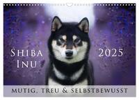 Vorderes Coverbild Shiba Inu - mutig, treu, selbstbewusst (Wandkalender 2025 DIN A3 quer), CALVENDO Monatskalender