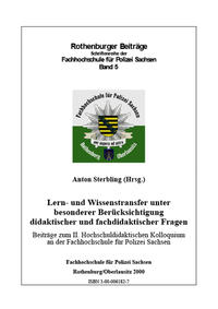 Lern- und Wissenstransfer unter besonderer Berücksichtigung didaktischer und fachdidaktischer Fragen