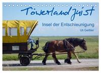 Töwerland Juist (Tischkalender 2025 DIN A5 quer), CALVENDO Monatskalender