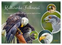 Kulturerbe Falknerei (Wandkalender 2025 DIN A3 quer), CALVENDO Monatskalender