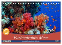 Vorderes Coverbild Farbenfrohes Meer (Tischkalender 2025 DIN A5 quer), CALVENDO Monatskalender