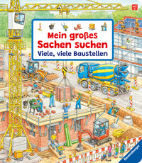 Vorderes Coverbild Mein großes Sachen suchen: Viele, viele Baustellen