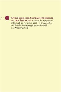 Vorderes Coverbild Spielpraxis der Saiteninstrumente in der Romantik