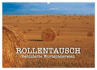 Rollentausch – Bebilderte Wortspielereien (Wandkalender 2025 DIN A2 quer), CALVENDO Monatskalender
