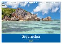 Seychellen - Trauminseln im Indischen Ozean (Wandkalender 2025 DIN A4 quer), CALVENDO Monatskalender