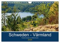Schweden - Värmland (Wandkalender 2025 DIN A4 quer), CALVENDO Monatskalender