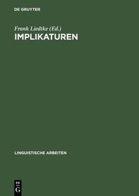 Vorderes Coverbild Implikaturen