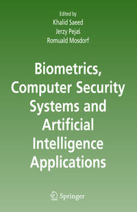 Vorderes Coverbild Biometrics, Computer Security Systems and Artificial Intelligence Applications