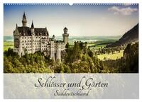 Schlösser und Gärten Süddeutschland (Wandkalender 2026 DIN A2 quer), CALVENDO Monatskalender