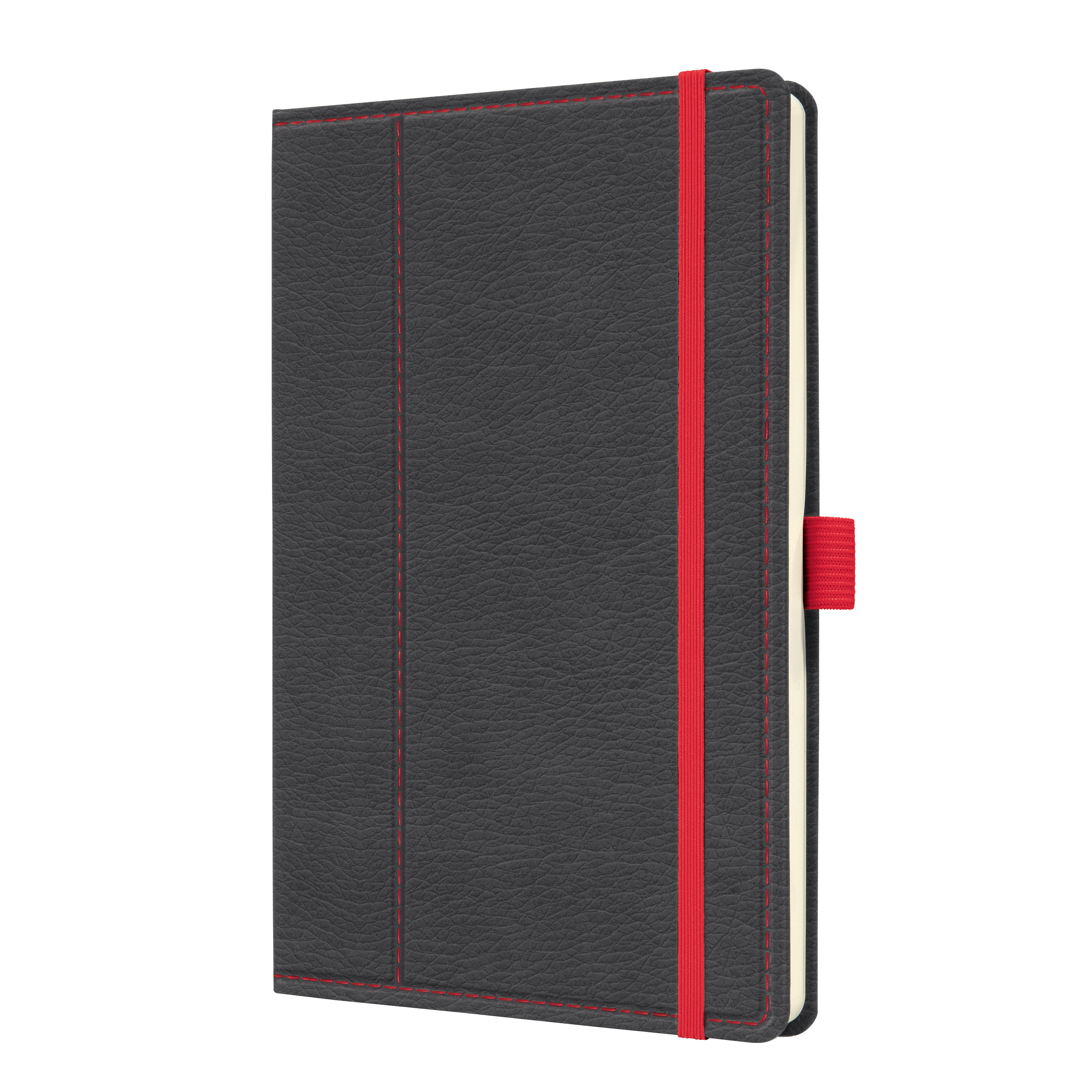 SIGEL CO695 Notizbuch Conceptum, Design Casual, ca. A5, dotted, grau, rot