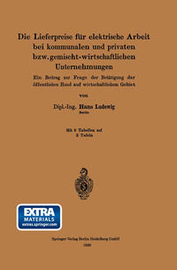 Die Lieferpreise für elektrische Arbeit bei kommunalen und privaten bzw. gemischt-wirtschaftlichen Unternehmungen