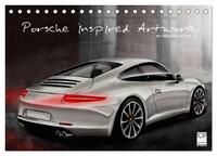 Vorderes Coverbild Porsche inspired Artwork by Reinhold Art´s (Tischkalender 2025 DIN A5 quer), CALVENDO Monatskalender