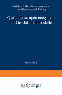 Vorderes Coverbild Qualitätsmanagementsystem für Geschäftsfeldmodelle