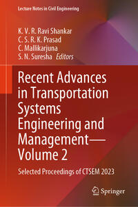 Recent Advances in Transportation Systems Engineering and Management—Volume 2