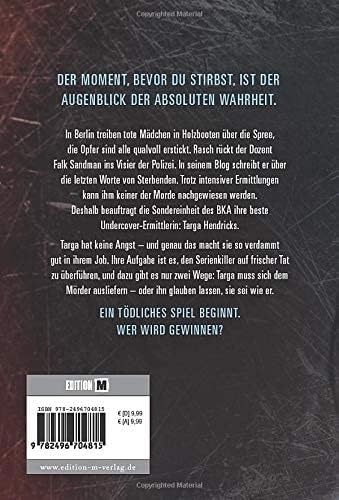 Rückseitencover Der Moment, bevor du stirbst