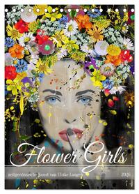 FLOWER GIRLS (Tischkalender 2026 DIN A5 hoch), CALVENDO Monatskalender