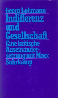 Vorderes Coverbild Indifferenz und Gesellschaft