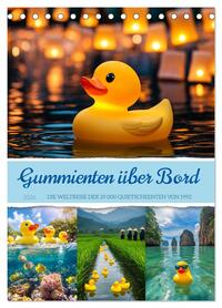Vorderes Coverbild Gummienten über Bord (Tischkalender 2026 DIN A5 hoch), CALVENDO Monatskalender