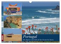 Portugal - Die Algarve vom Cabo de Sao Vicente bis Tavira (Wandkalender 2026 DIN A3 quer), CALVENDO Monatskalender