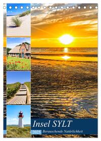 INSEL SYLT, Berauschende Natürlichkeit (Tischkalender 2025 DIN A5 hoch), CALVENDO Monatskalender