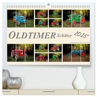 Oldtimer Schätze. Ein Traktoren-Kalender (hochwertiger Premium Wandkalender 2025 DIN A2 quer), Kunstdruck in Hochglanz