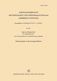 Untersuchungen in der Leinengarnbleiche